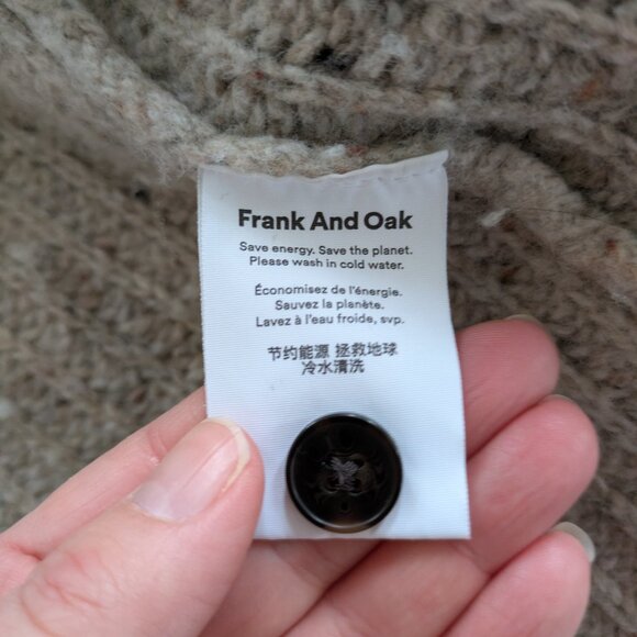 Frank and Oak Lambswool Cardigan - Picture 3 of 4